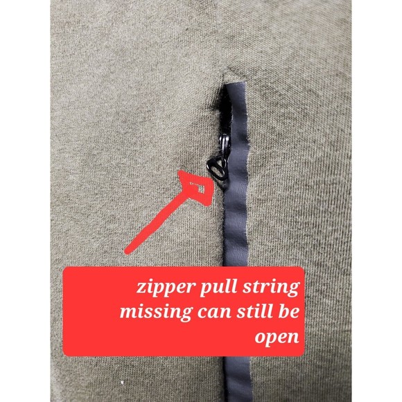 Nike Sportswear Tech Pack Fleece Jacket Women's XS Long Zip Up Olive Green - Picture 7 of 16